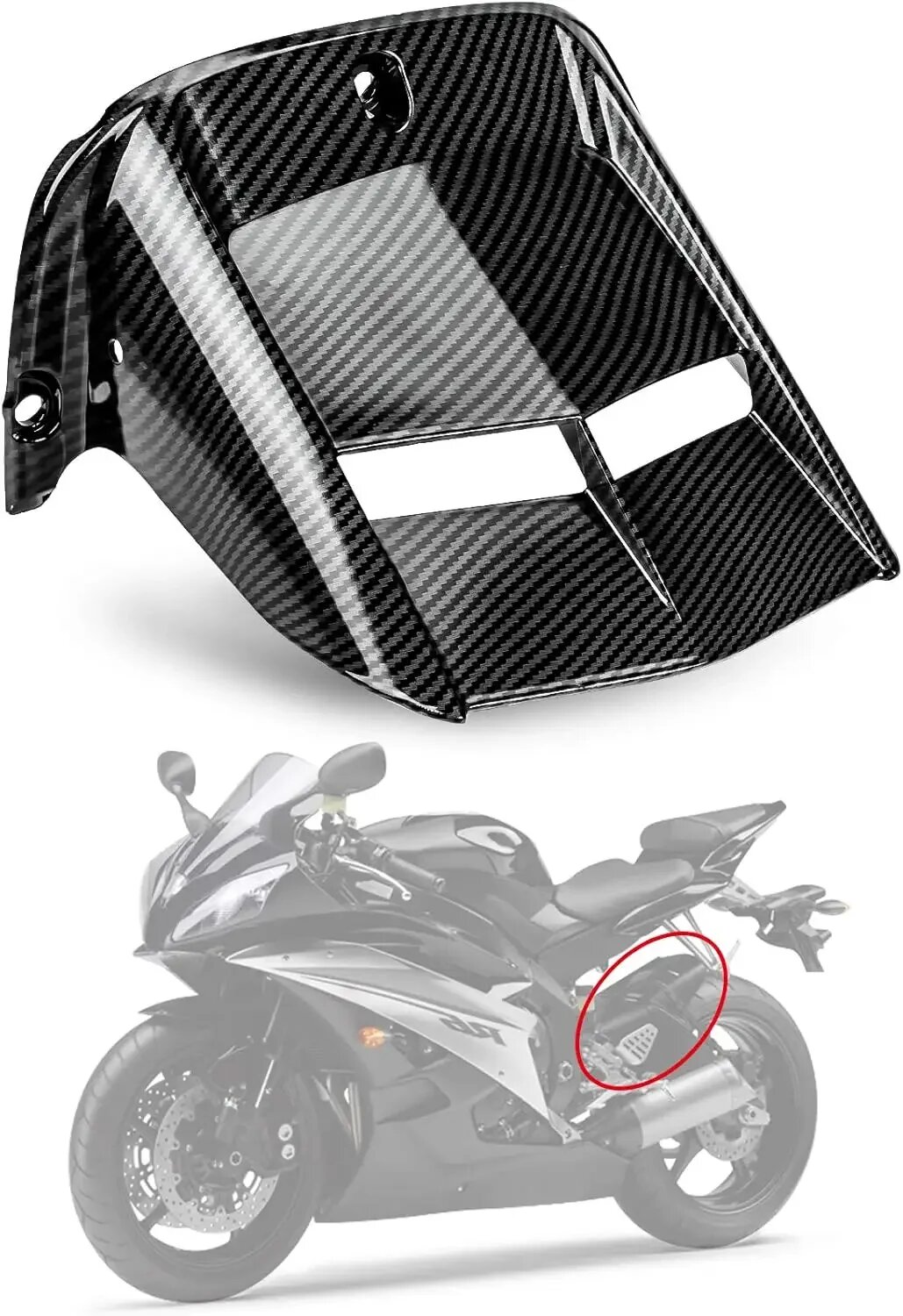 Крыло сзади двойного колеса мотоцикла, брызговик для Yamaha YZF R6 2006-2020 2006 2007 2008 2009 2010 2011