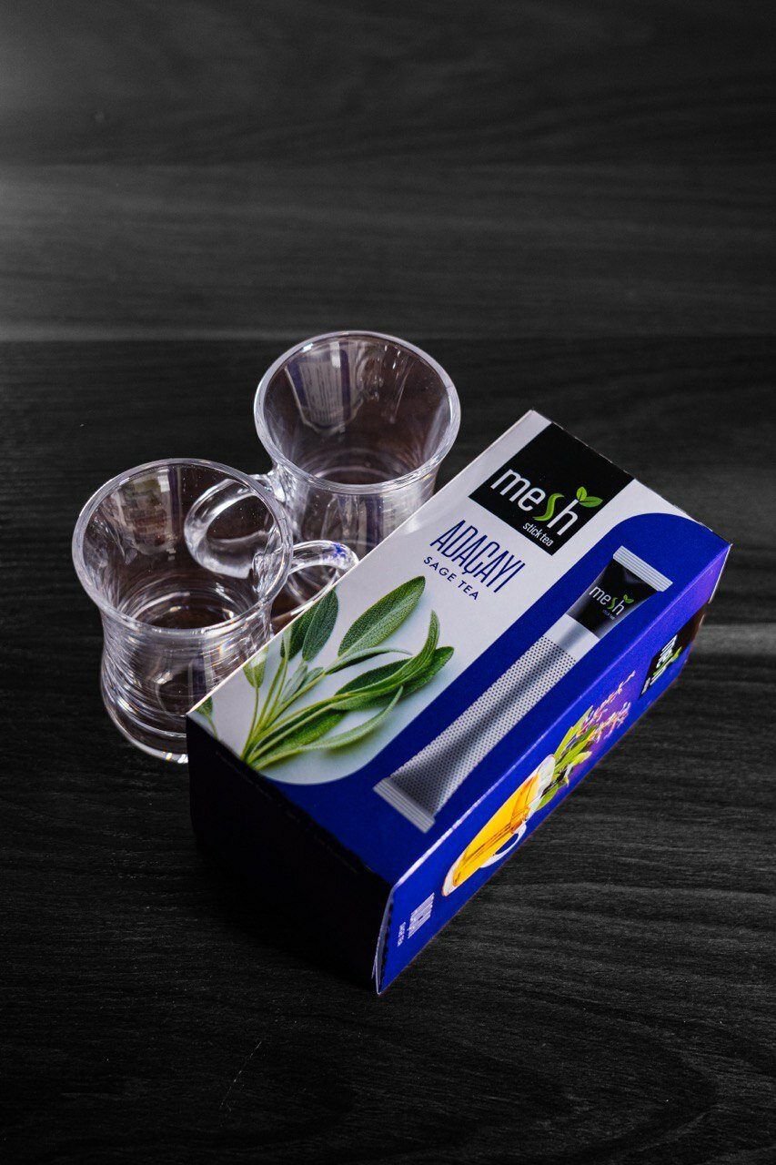 Меш стик 100% натуральный чай "Шалфей" с противовоспалительным эффектом — фото 1