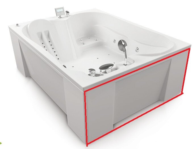 Панель к ванне Токио (по короткой стороне)