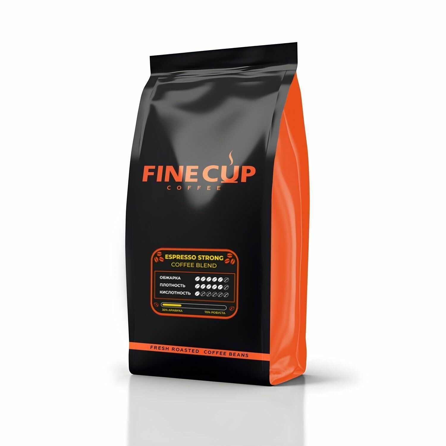 Кофе в зернах Gemma Fine Cup Espresso Strong Coffee Blend 30/70% (10 кг)