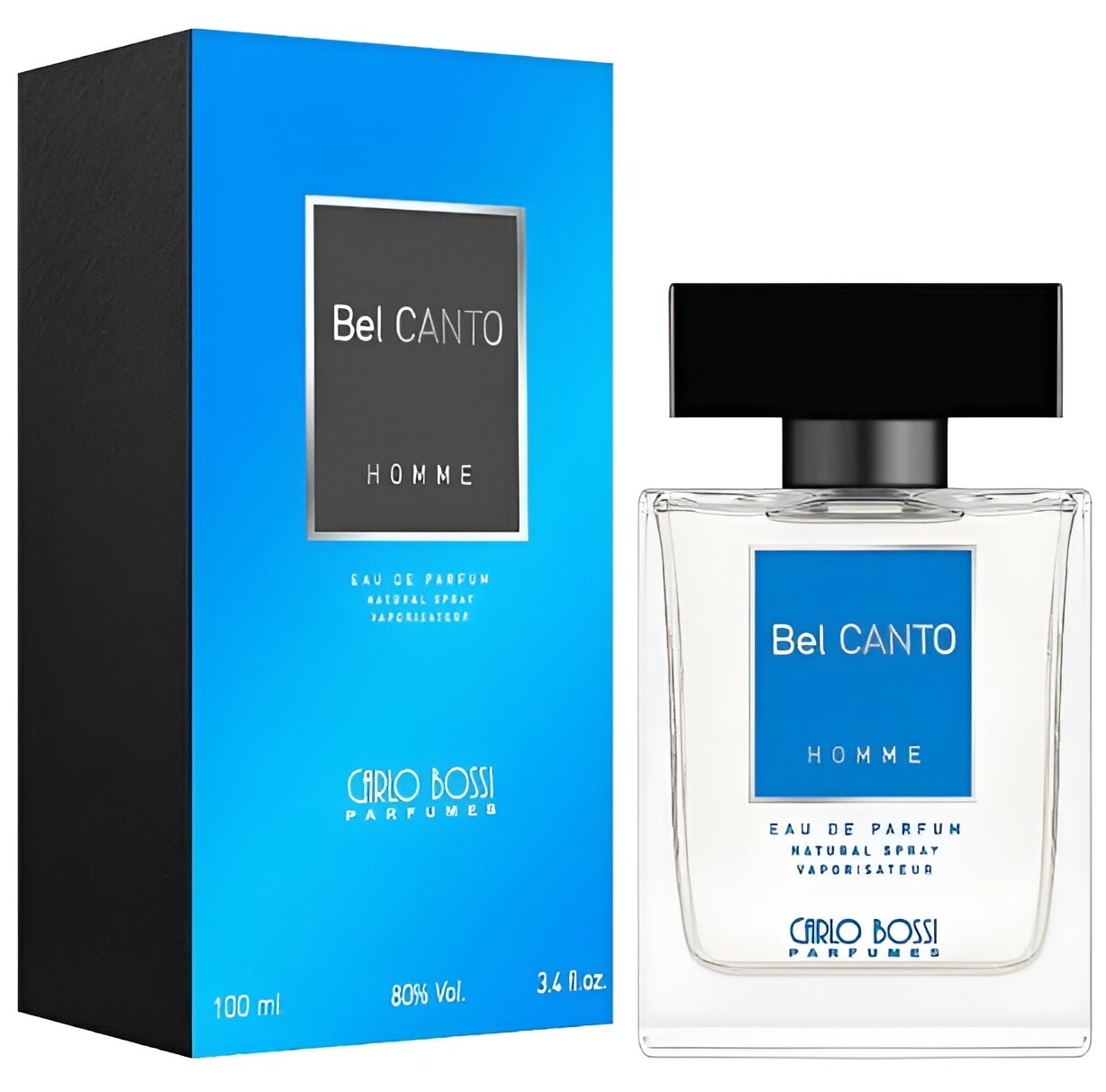 Парфюмерная вода Carlo Bossi "Bel Canto Blue", для мужчин, 100 мл