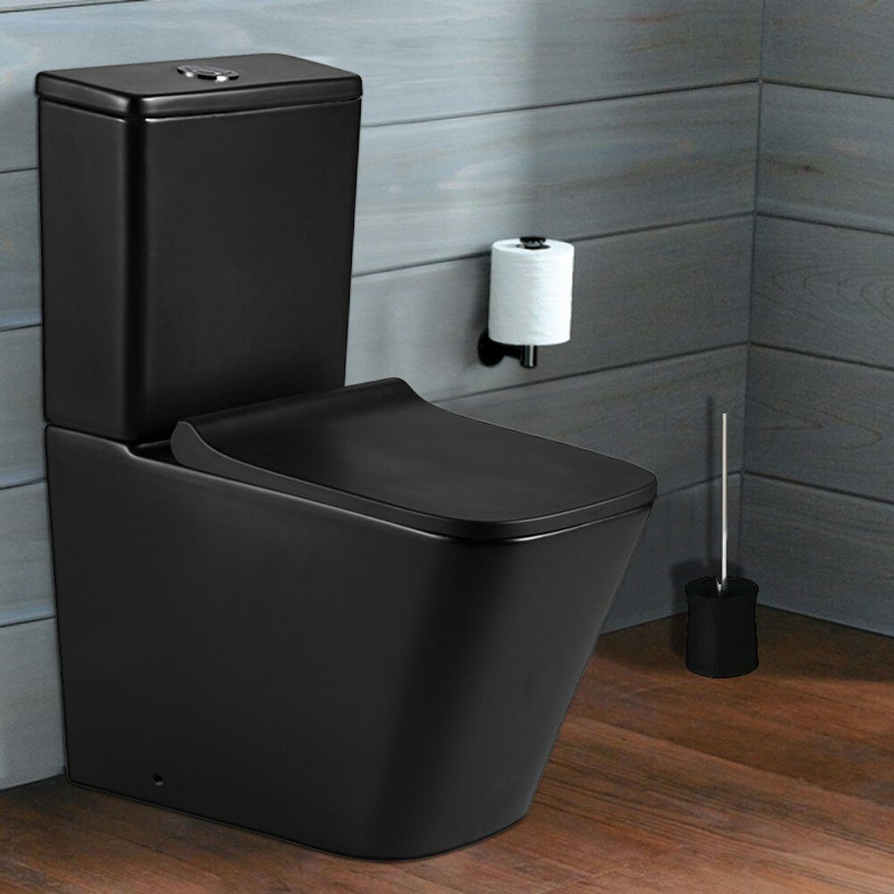 Унитаз Azario Quadro AZ2175MB безободковый — фото 1