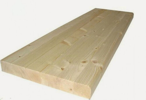 Изображение товара Подоконник 2000х400х40 мм хвоя для установки на оконные проемы в деревянных и кирпичных домах