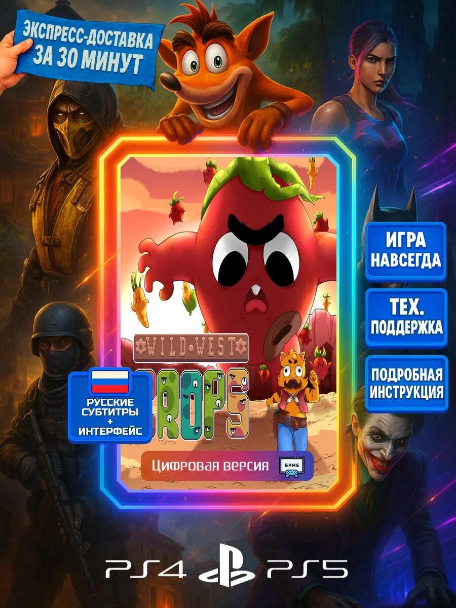 Wild West Crops PS4/PS5 | Моментальная доставка | Цифровая версия