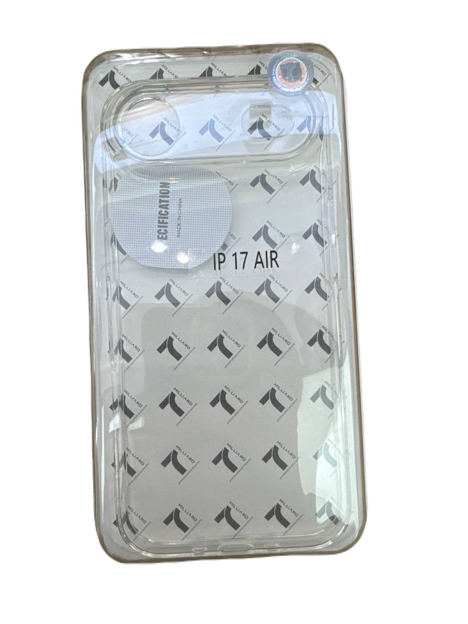 Чехол 7MILLIARD Clear Original, для iPhone 17 Air, прозрачный — фото 1