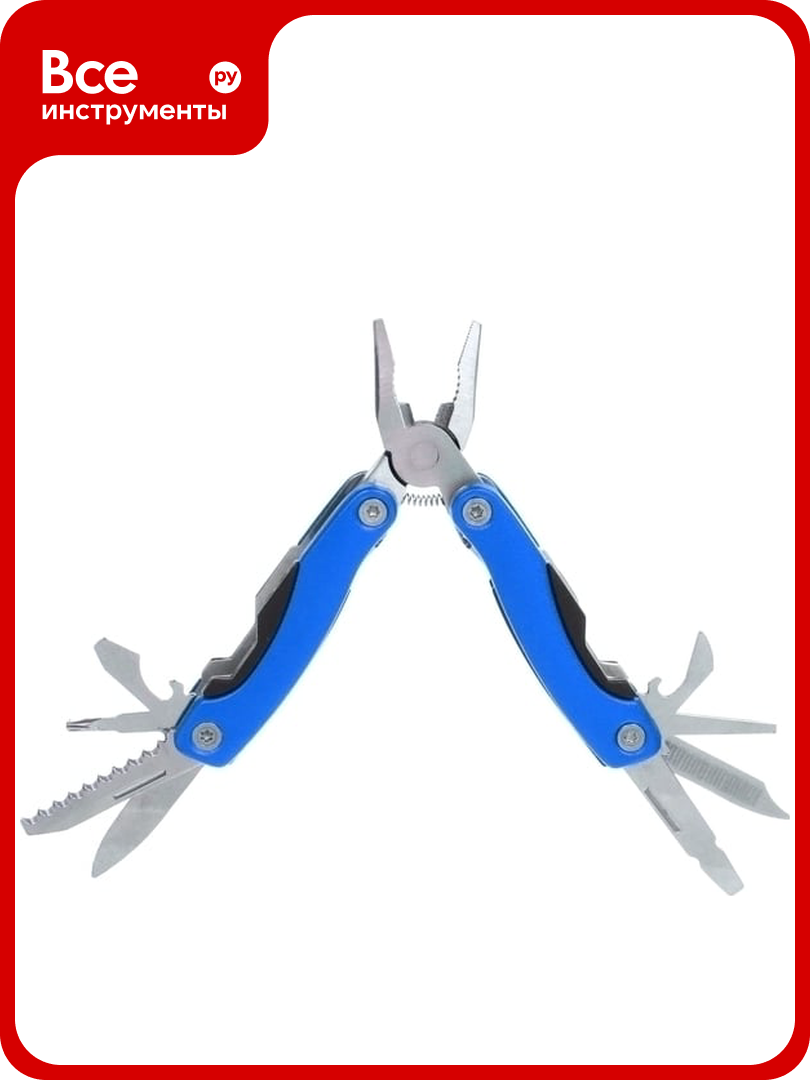 Мультитул Турист мастер на базе пассатижей  9 предметов  7 см 3503 870 249