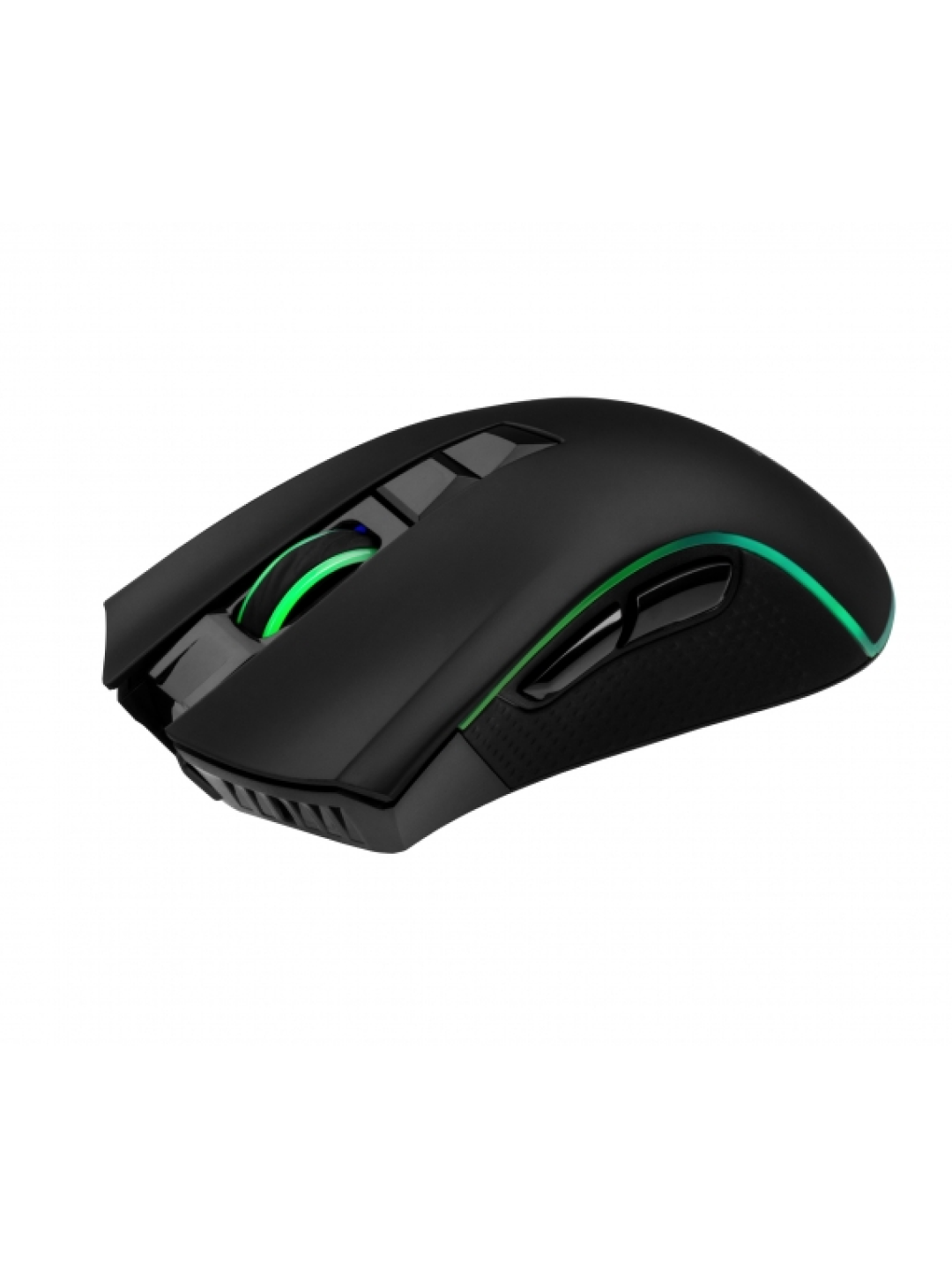 Игровая мышь 2E Gaming MG340WL, беспроводная, оптическая, 7 клавиш, RGB-подсветка, чёрный, 2E-MG340UB-WL — фото 1