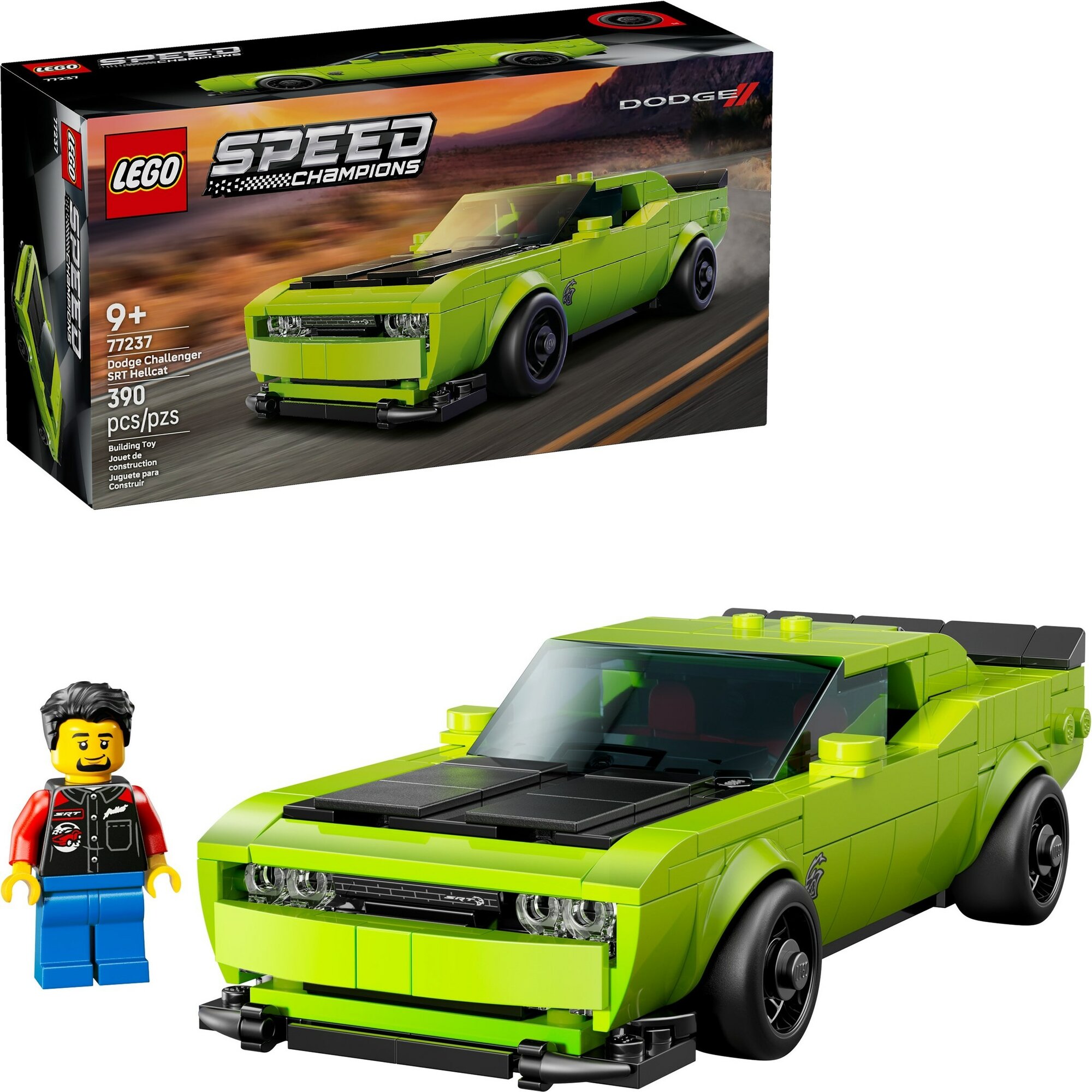 Конструктор LEGO Speed Champions 77237 Dodge Challenger SRT Hellcat