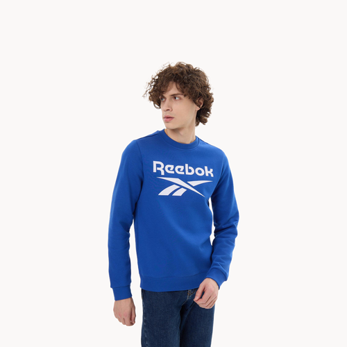 фото Свитшот reebok identity big logo, размер m int, , голубой
