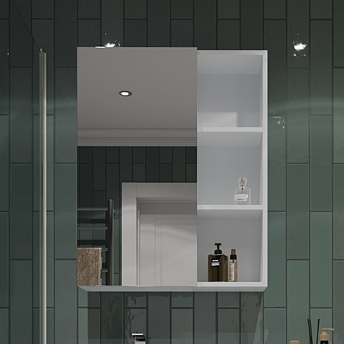 Зеркало-шкаф Orange Sistema 60 белое