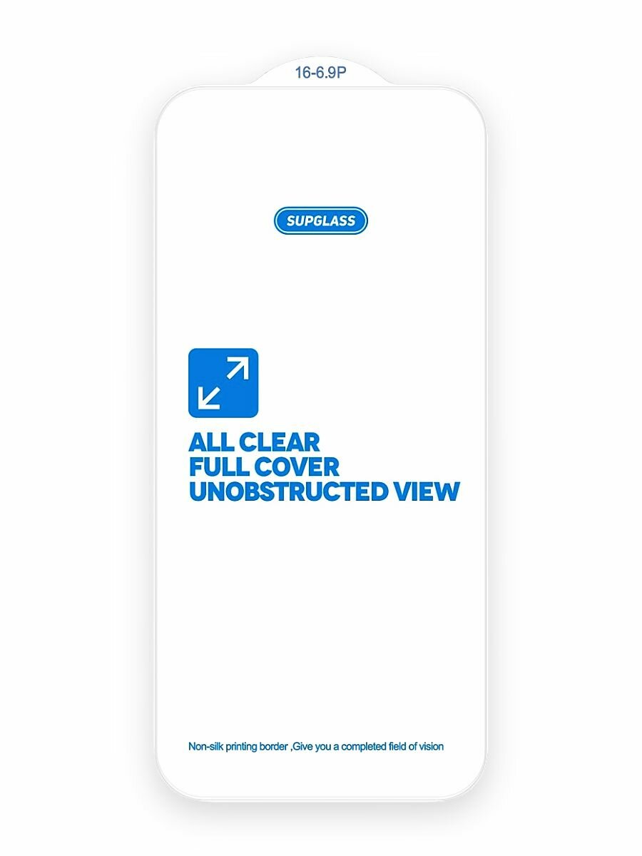 Безрамочное стекло для iPhone 16 Pro Max / 17 Pro Max (6.9) — фото 1