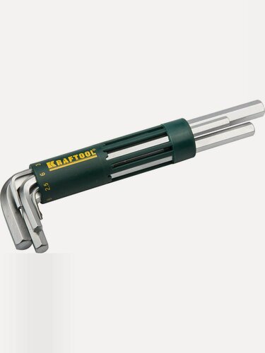 Изображение товара KRAFTOOL 8 шт, Cr-Mo, ключи имбусовые в наборе, короткие 27430-2_z01