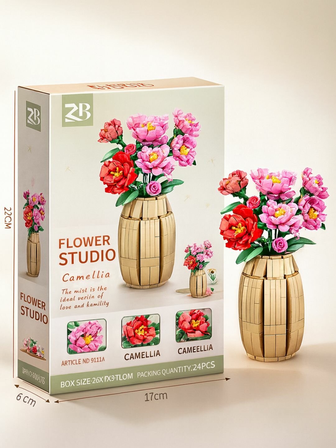 Flower Studio набор для творчества, создание цветов, развивающая игра для детей