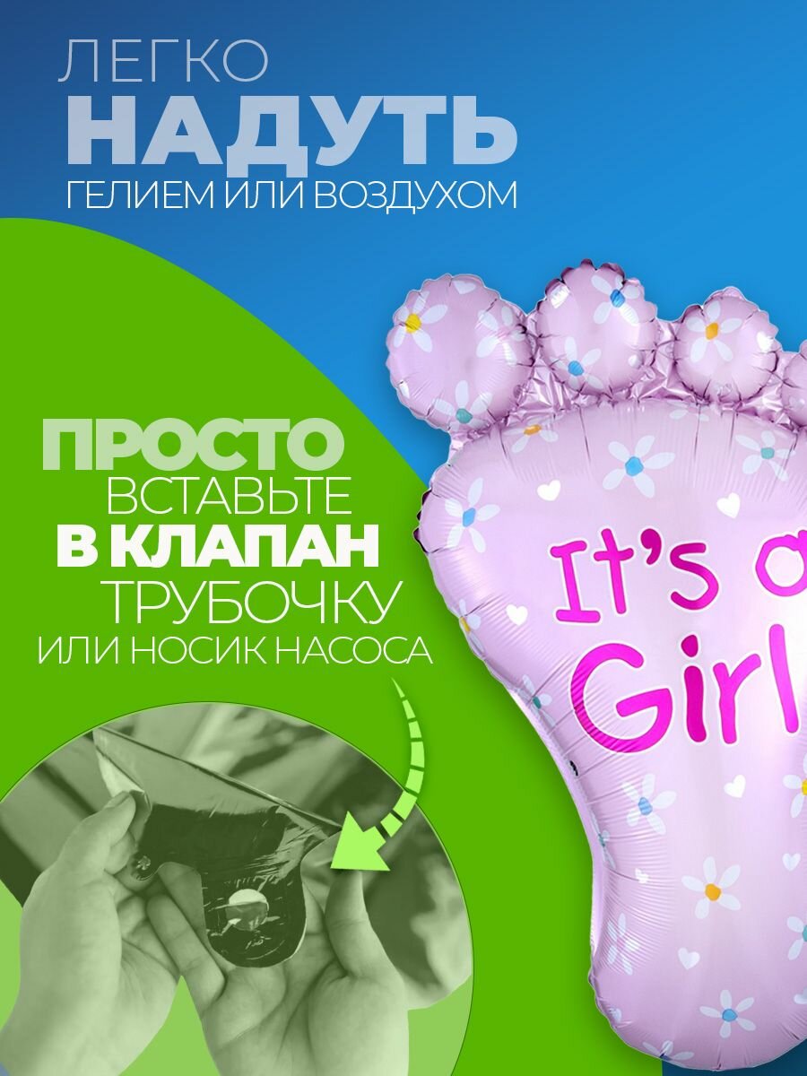 Набор шарок Гендер Пати мальчик и девочка 2 штуки — фото 1