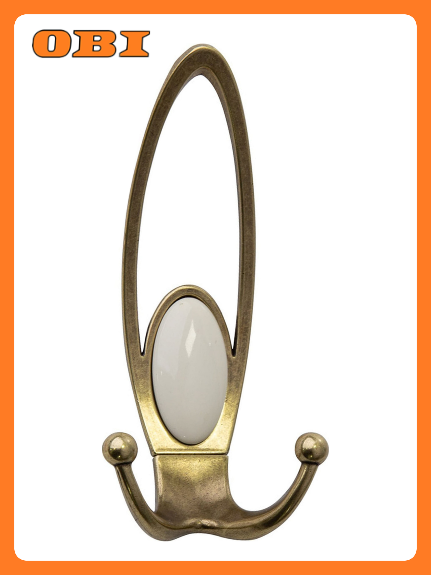 Крючок мебельный KERRON Hooks KR 0400-10 OAB тройной бронзовый