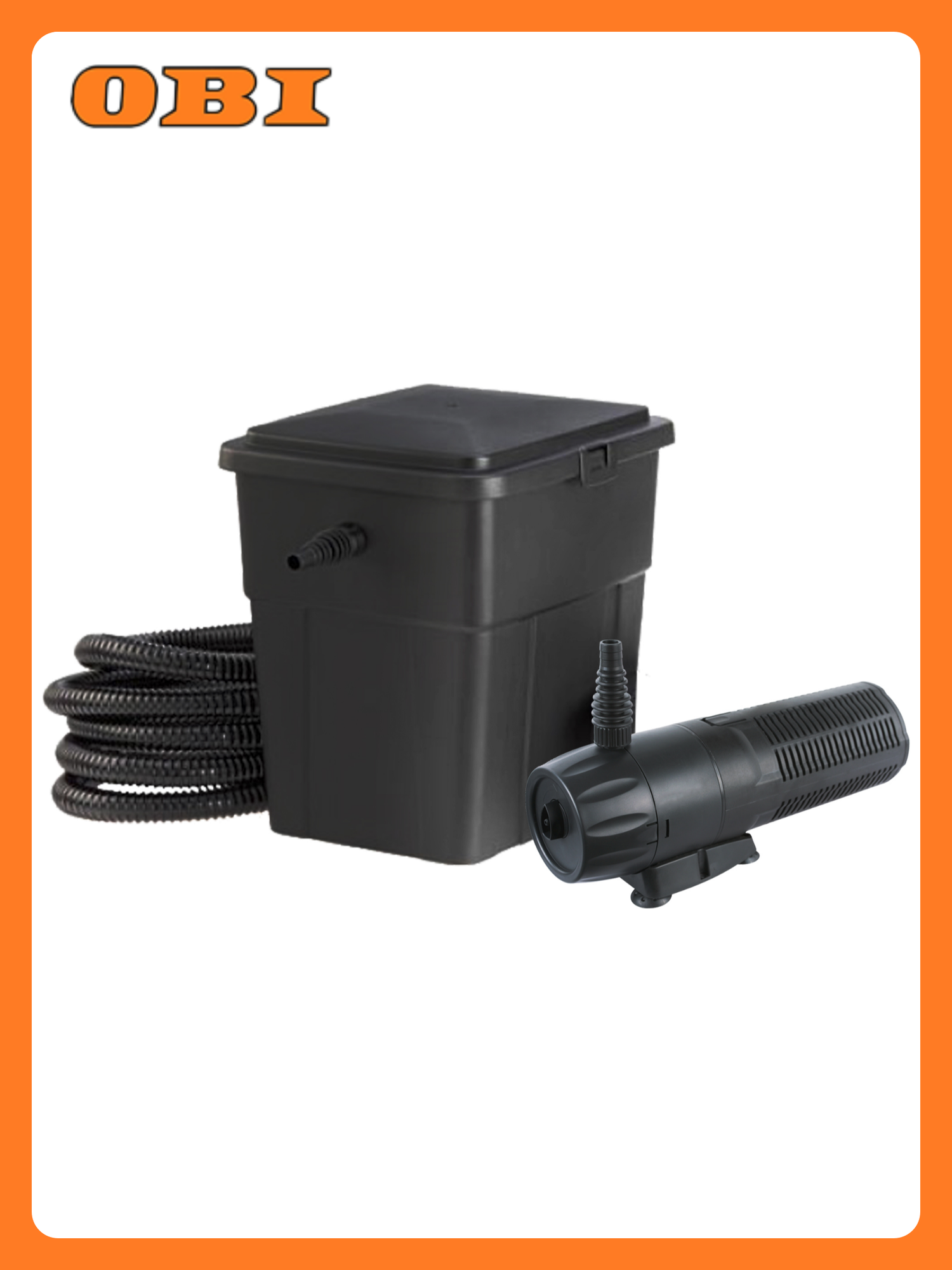 Система фильтрации водоема ECOTEC 3-6 куб. м(насос 24Вт с UV-лампой 9Вт 1000 л/ч)