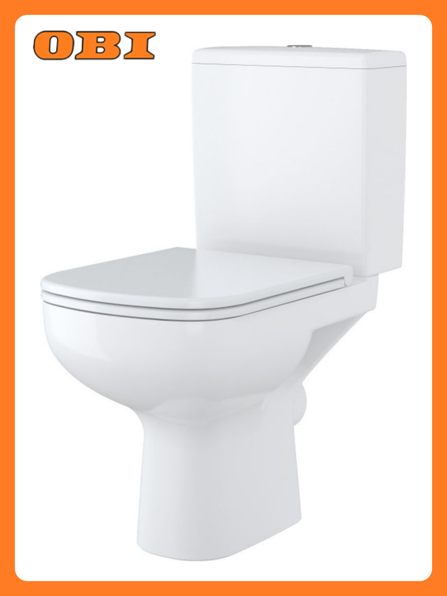 Напольный унитаз Cersanit Colour горизонтальный выпуск безободковый