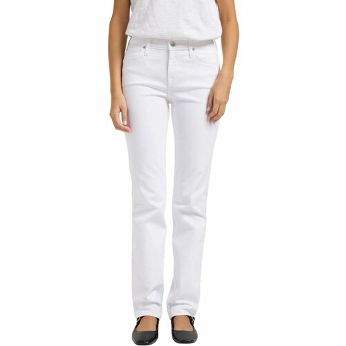 фото Джинсы lee women marion straight jeans, размер 31/31, белый
