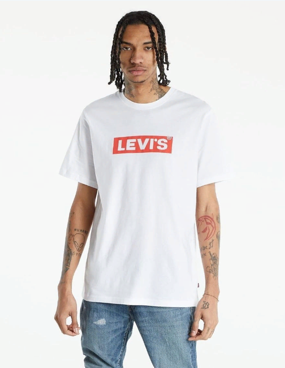 Футболка Levi's, размер XL, белый,