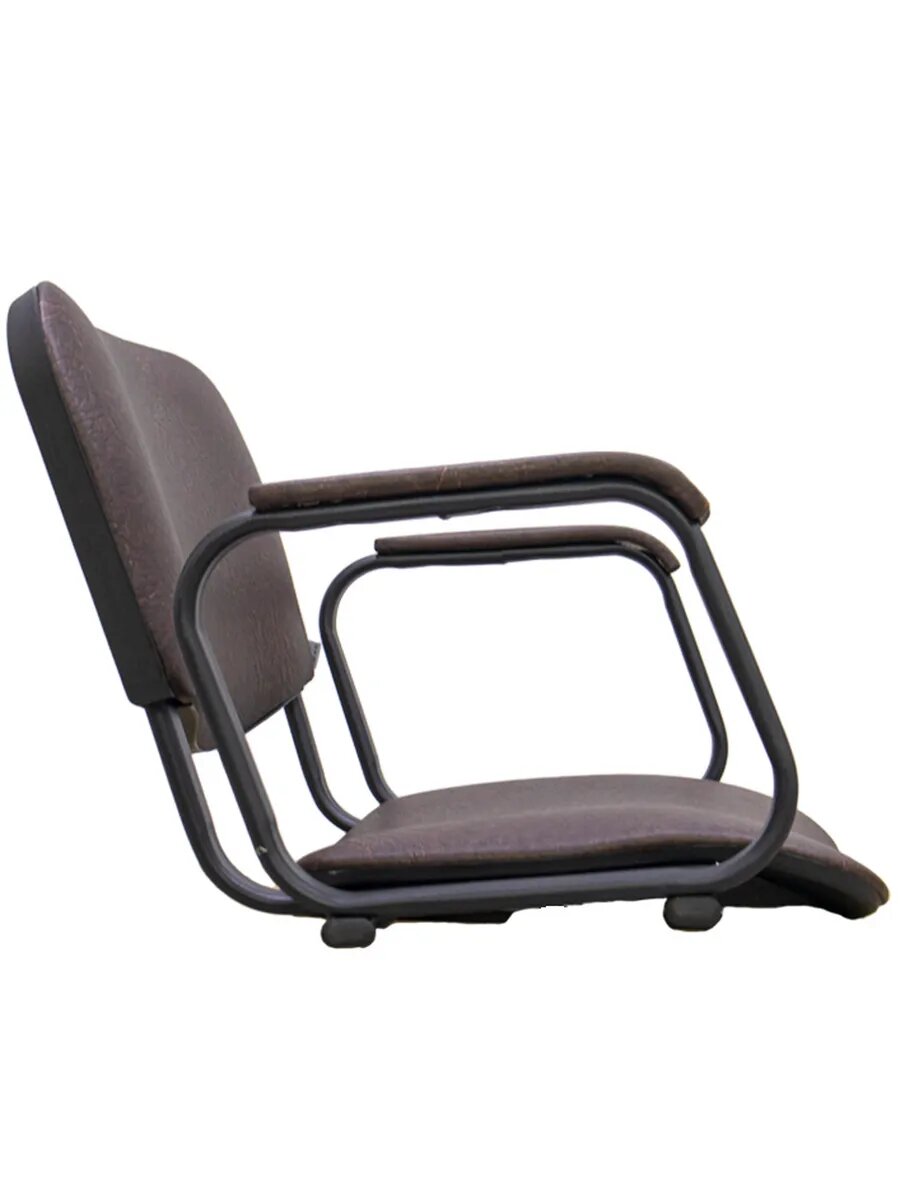 Кресло Kontakt коричневое пятилучие пневматика — фото 1