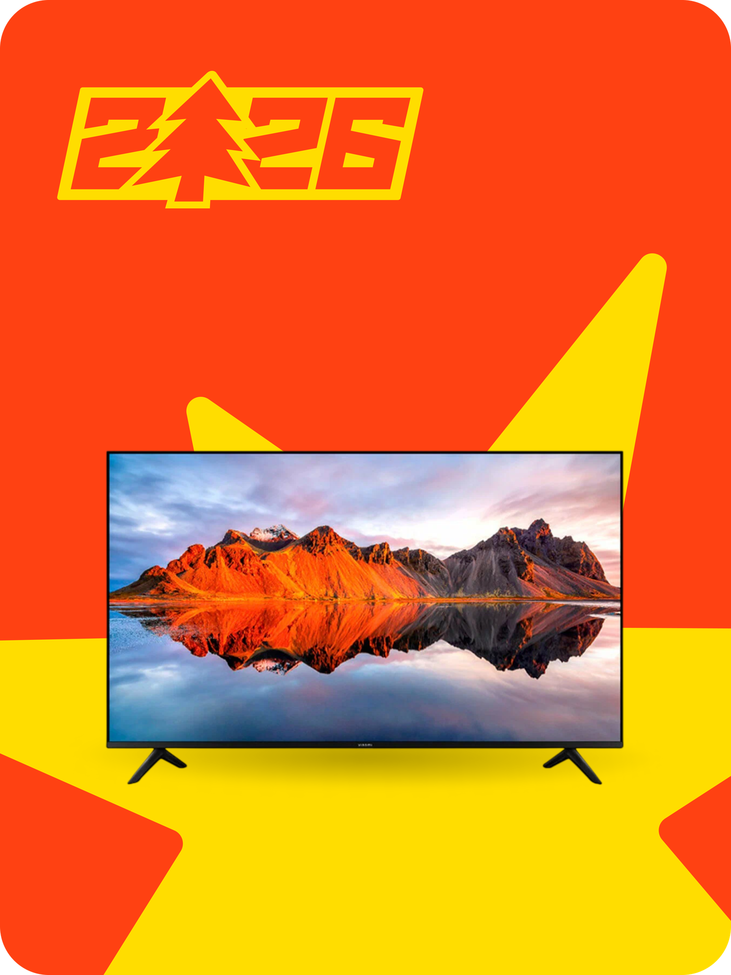 Телевизор Xiaomi TV A 43" (2025) — Full HD Smart TV с Google TV™, Dolby Audio, безрамочным металлическим дизайном