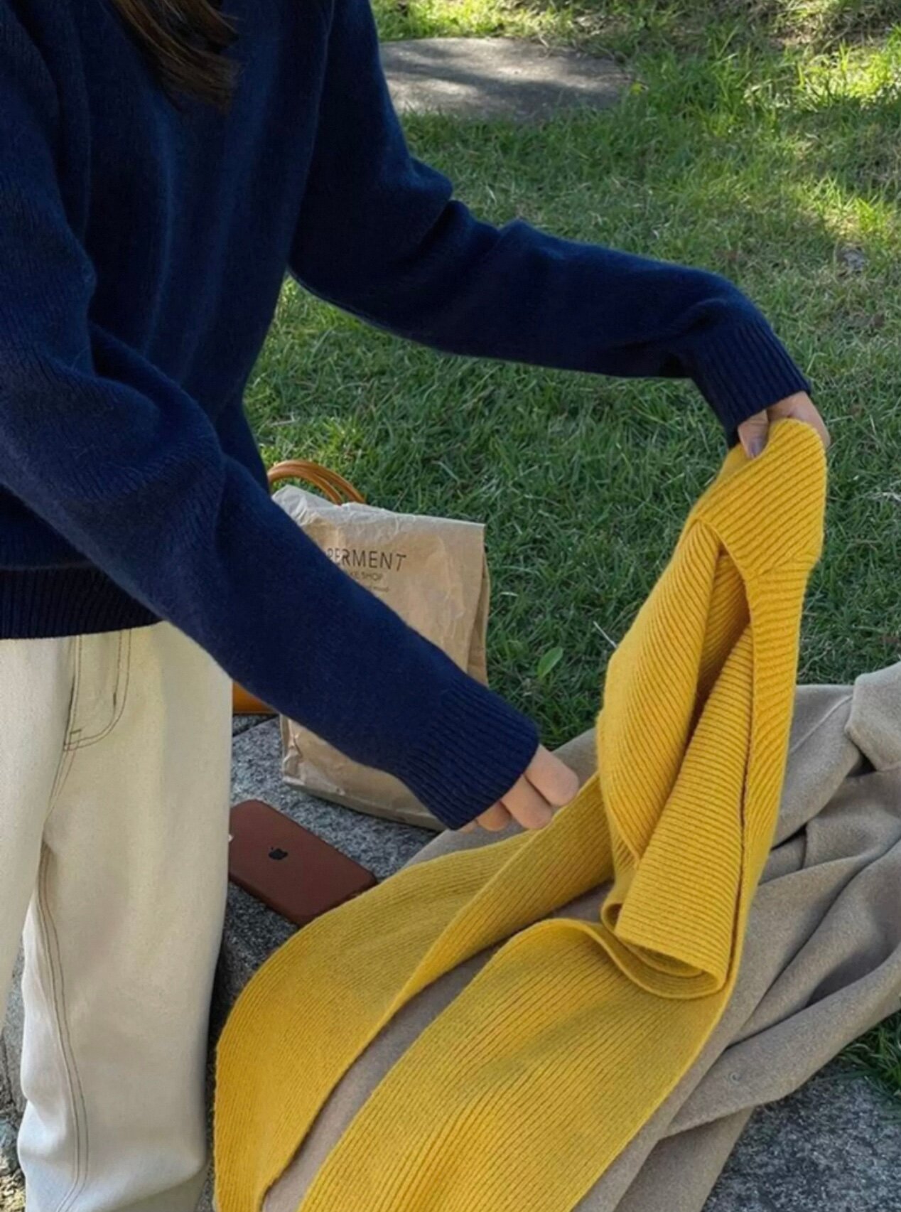 Капор  для женщин, размер 54-59, Желтый — фото 1