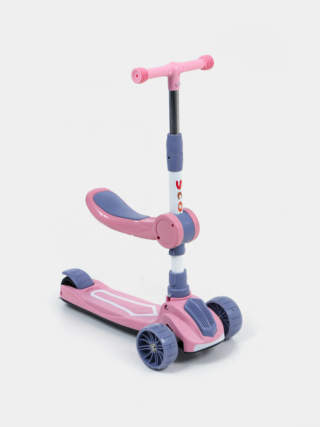 Самокат для детей, детский самокат 3х колёсный для девочек и мальчиков — фото 1
