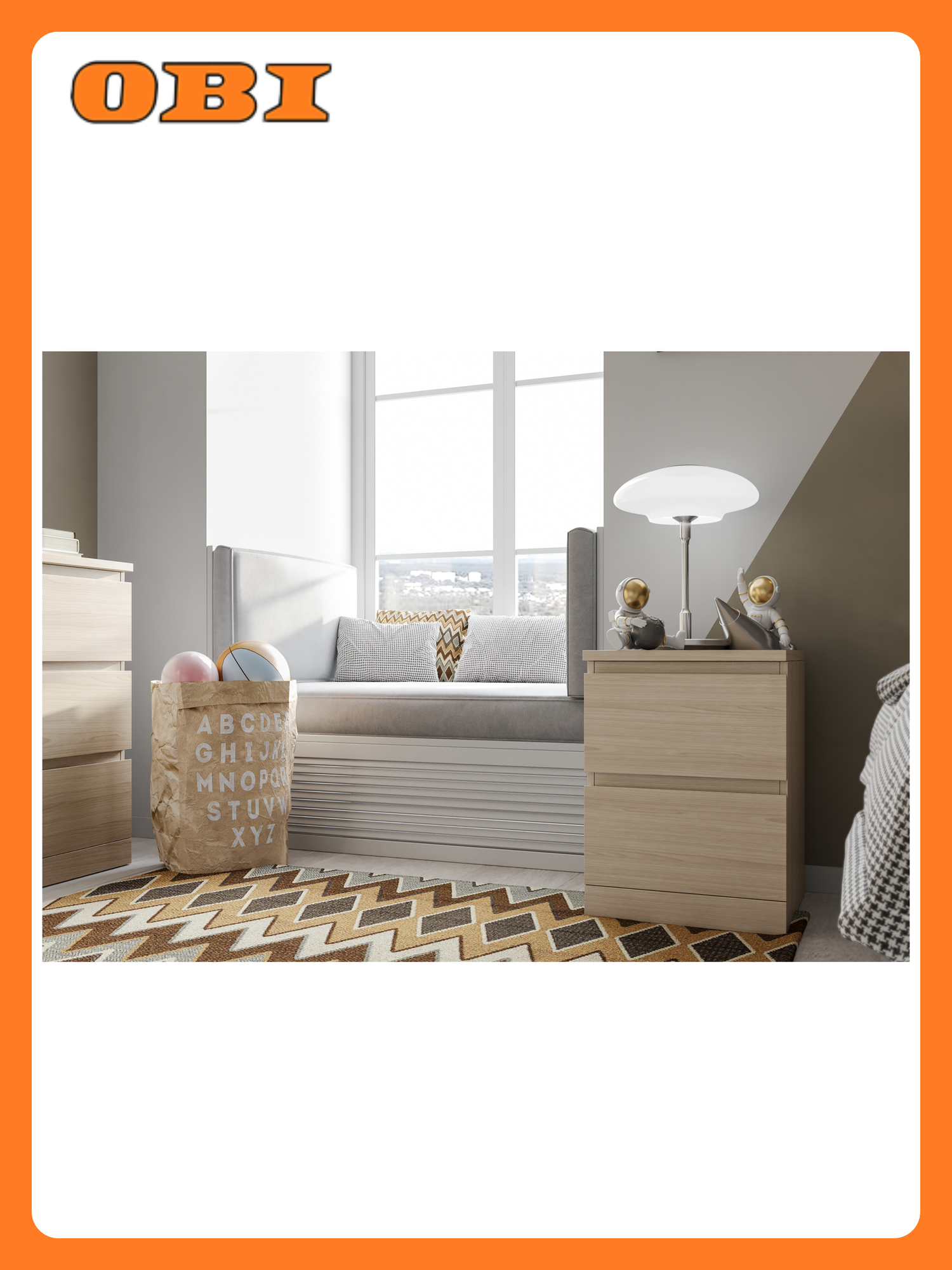 Тумба прикроватная Шведский Стандарт Варма 2 40х54х40 см шпон дуб беленый