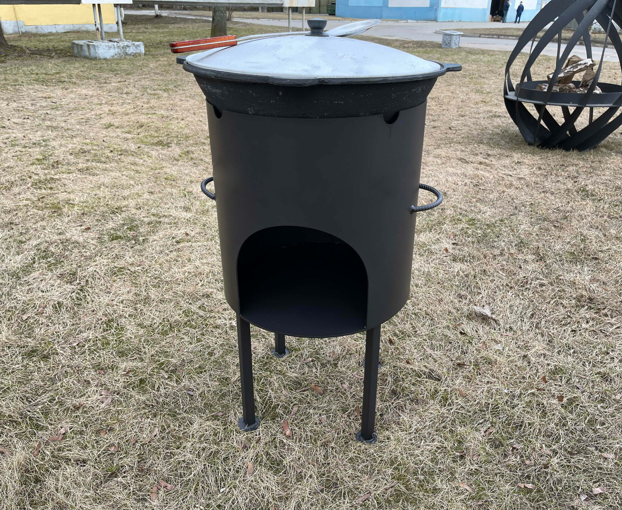 Печь очаг под казан — фото 1