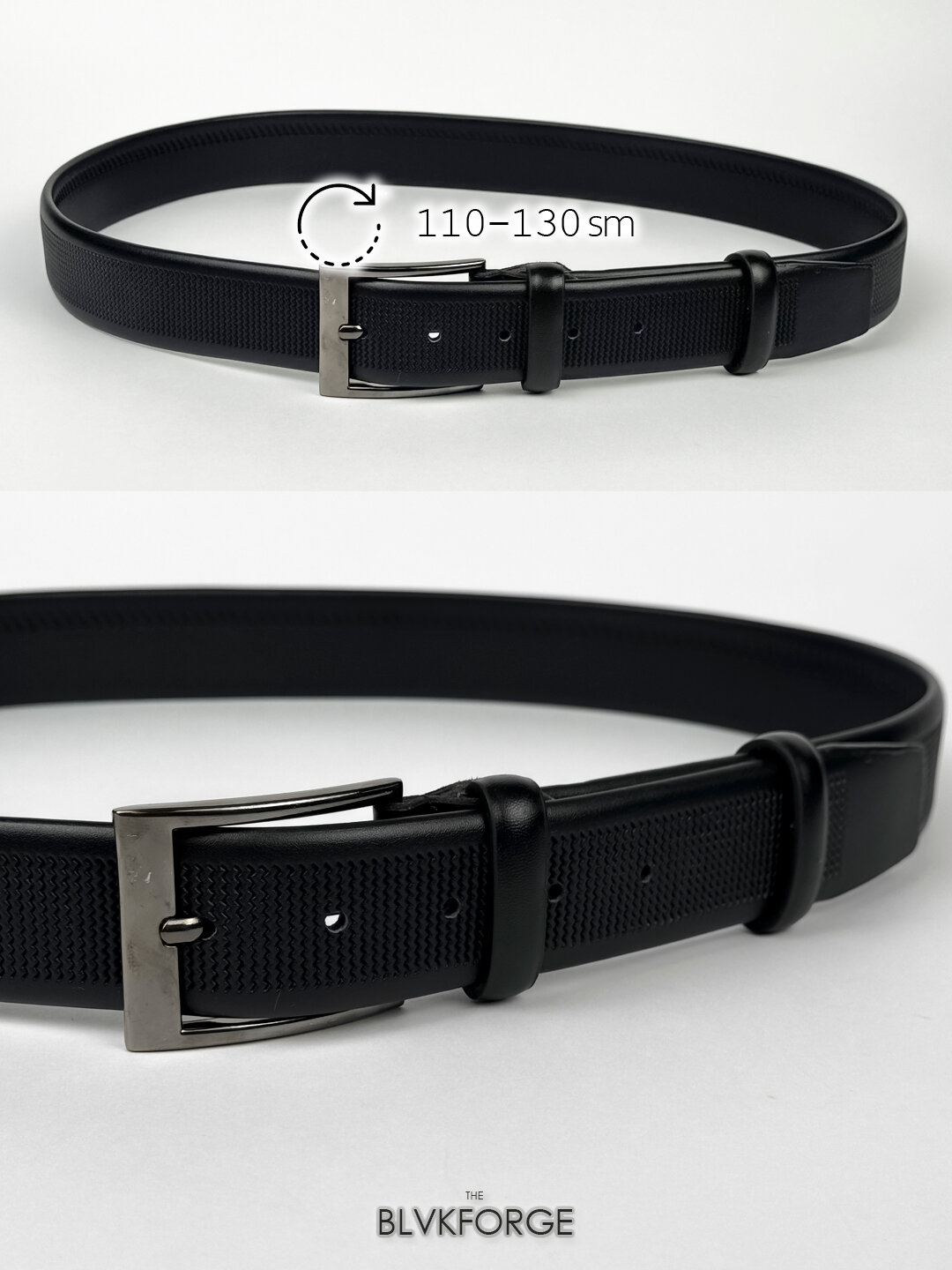 Ремень  для мужчин, черный — фото 1