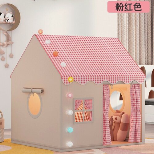 Изображение товара Детский игровой домик, металлический каркас, тканевые стенки, розовый