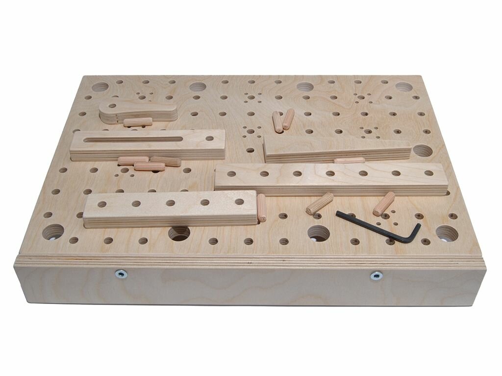 Столик резчика 390х285мм с отверстиями для фиксации заготовки. Татьянка