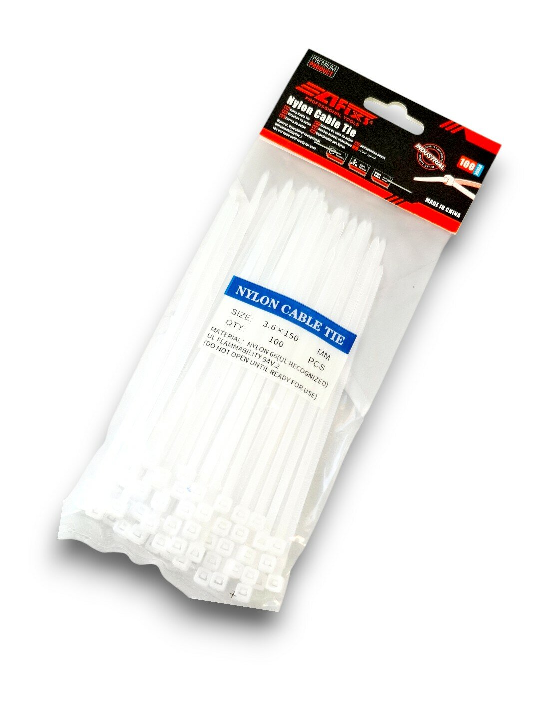 Хомуты plastic nylon epicastar, нейлоновые, многоцелевые, 100шт — фото 1