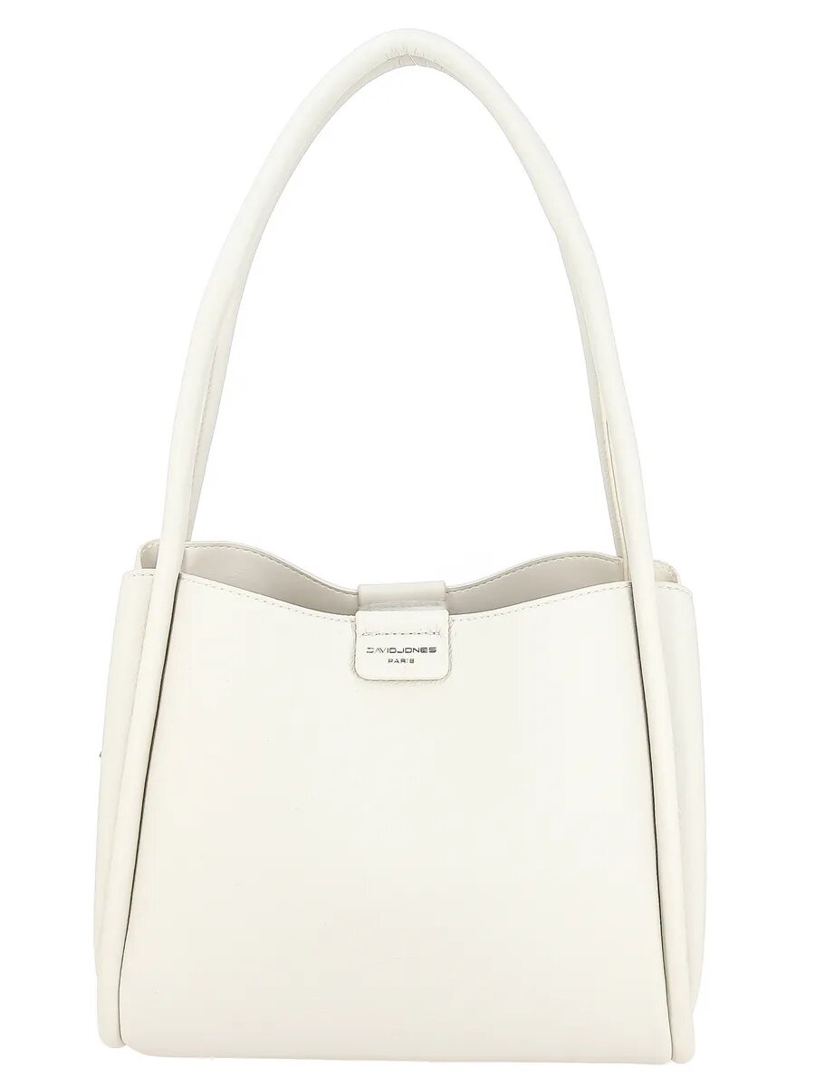 Сумка тоут DAVID JONES, слоновая кость — фото 1