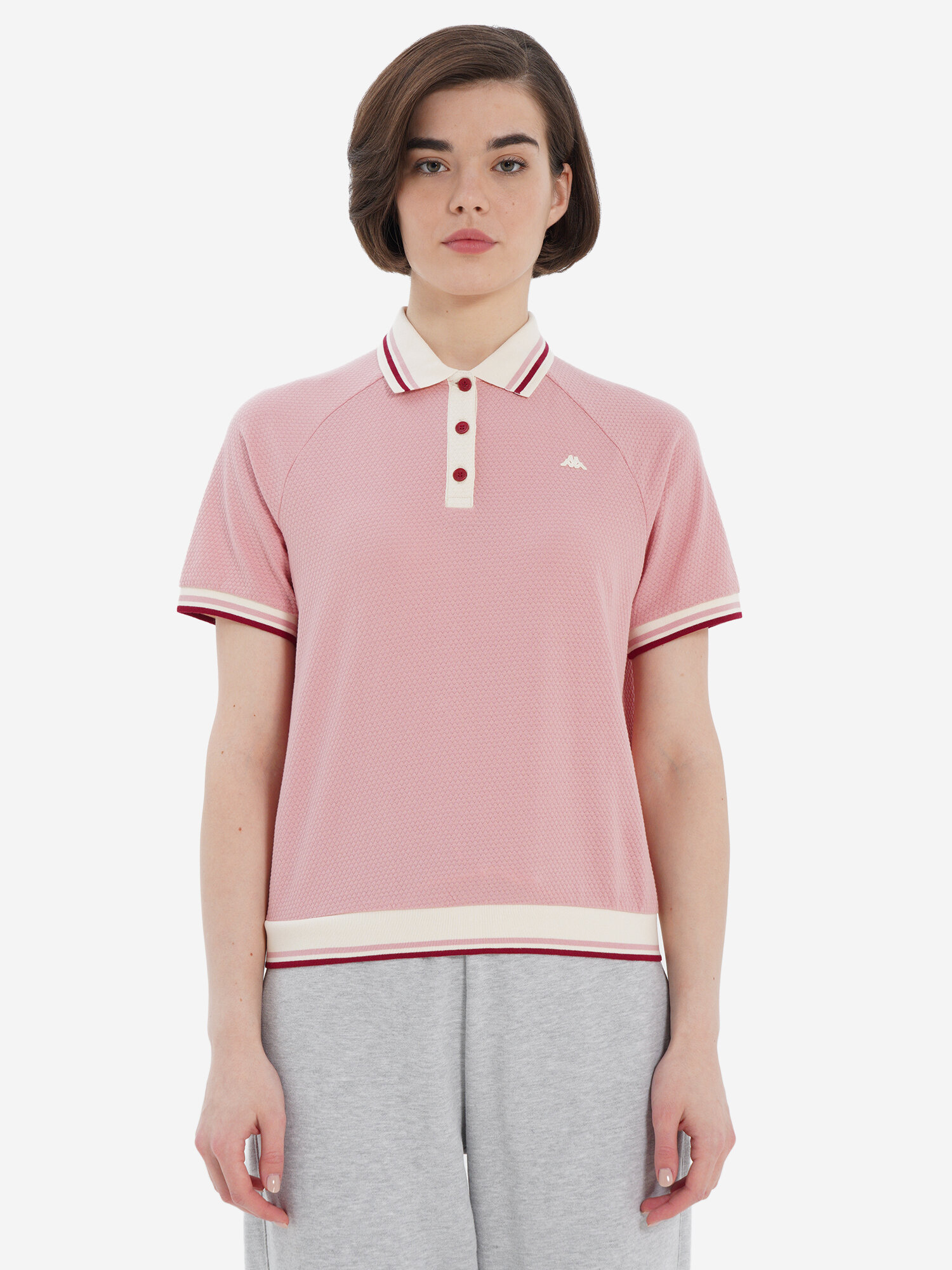 Поло Robe di Kappa, размер 42-44, розовый — фото 1