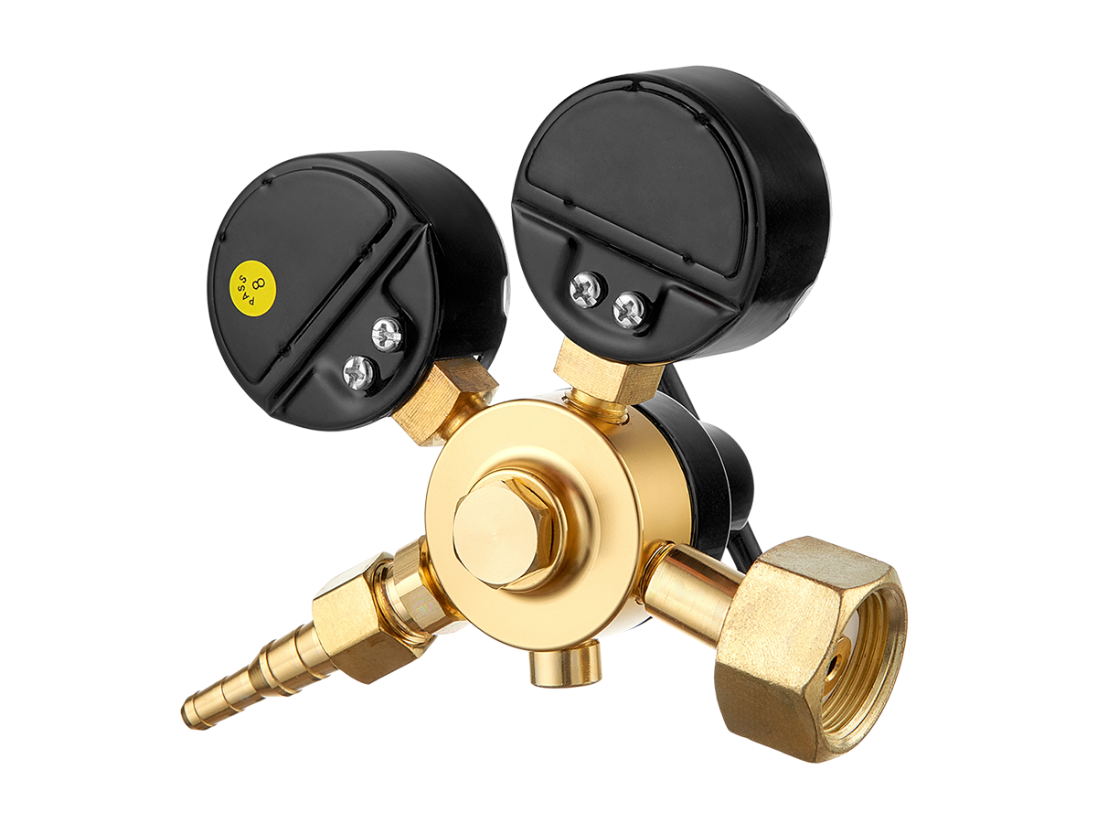 Редуктор углекислотный УР-6-6М (ArR-137A), манометры с поверкой сварог 00000098573 — фото 1