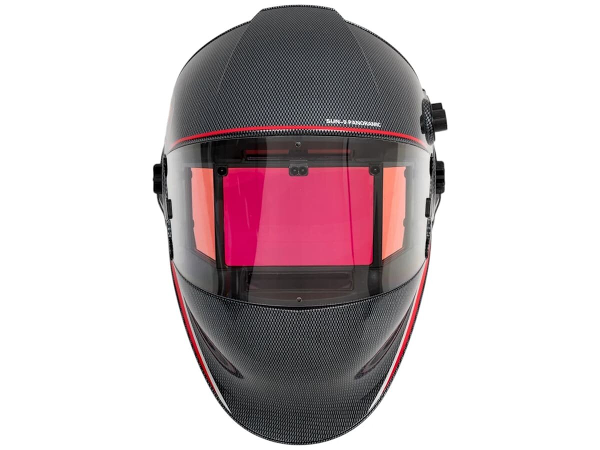 Маска сварщика Aurora SUN-9 Panoramic, фильтр с естественной цветопередачей, солнечная батарея — фото 1