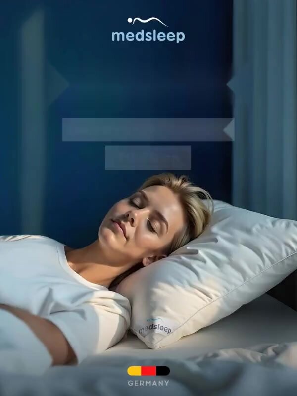 Medsleep Подушка для сна 50х70 "For Women" натуральный пух-перо 1400 грамм — фото 1