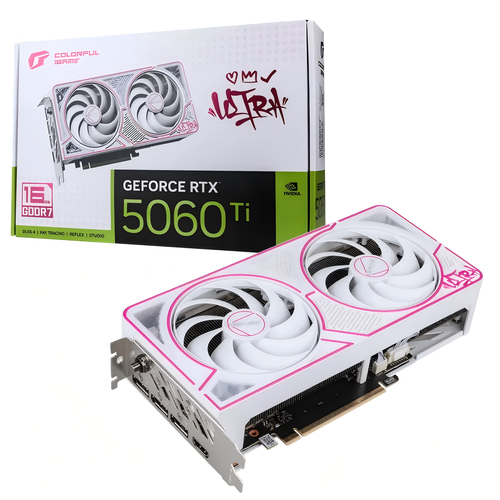 Видеокарта Colorful iGame GeForce RTX 5060 Ti Ultra W DUO OC 16GB-V, DLSS4 GDDR7