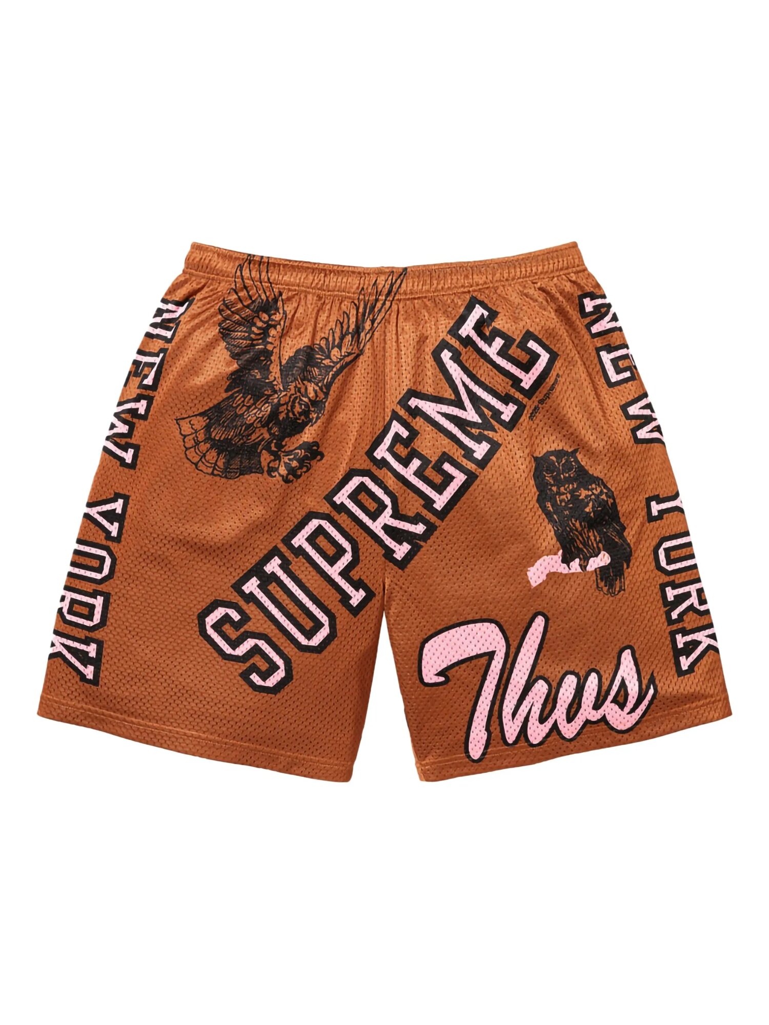 Шорты Supreme Varsity, размер M, оранжевый
