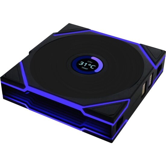 Вентилятор для корпуса Lian LI UNI FAN TL LCD WIRELESS 120 Black (G99.12TLLCD1W1B. R0)