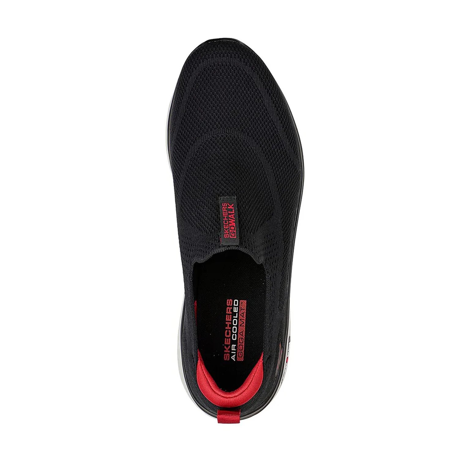 Слипоны SKECHERS, размер 44 EU, черный — фото 1