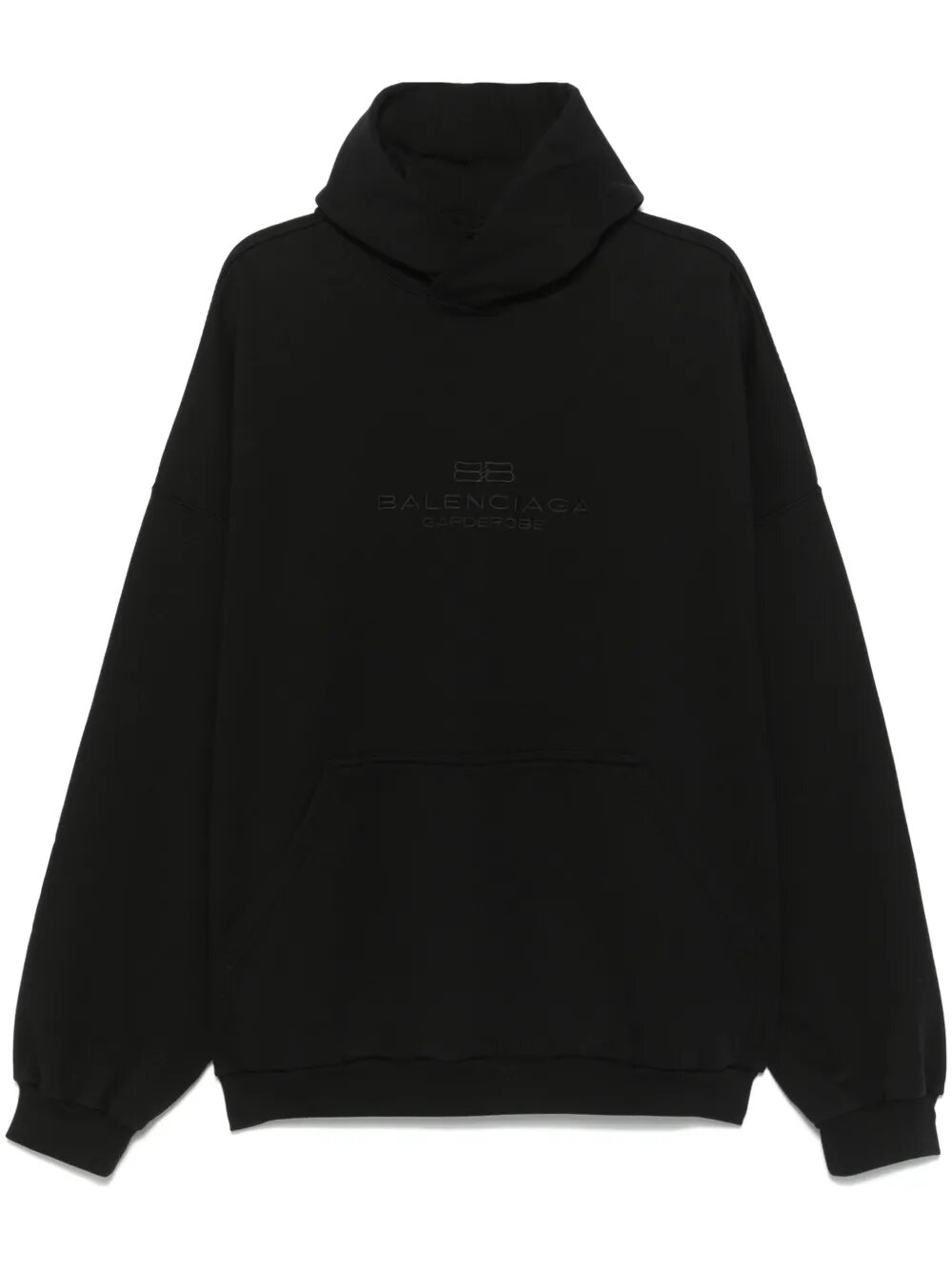 Худи BALENCIAGA, размер 48, , черный