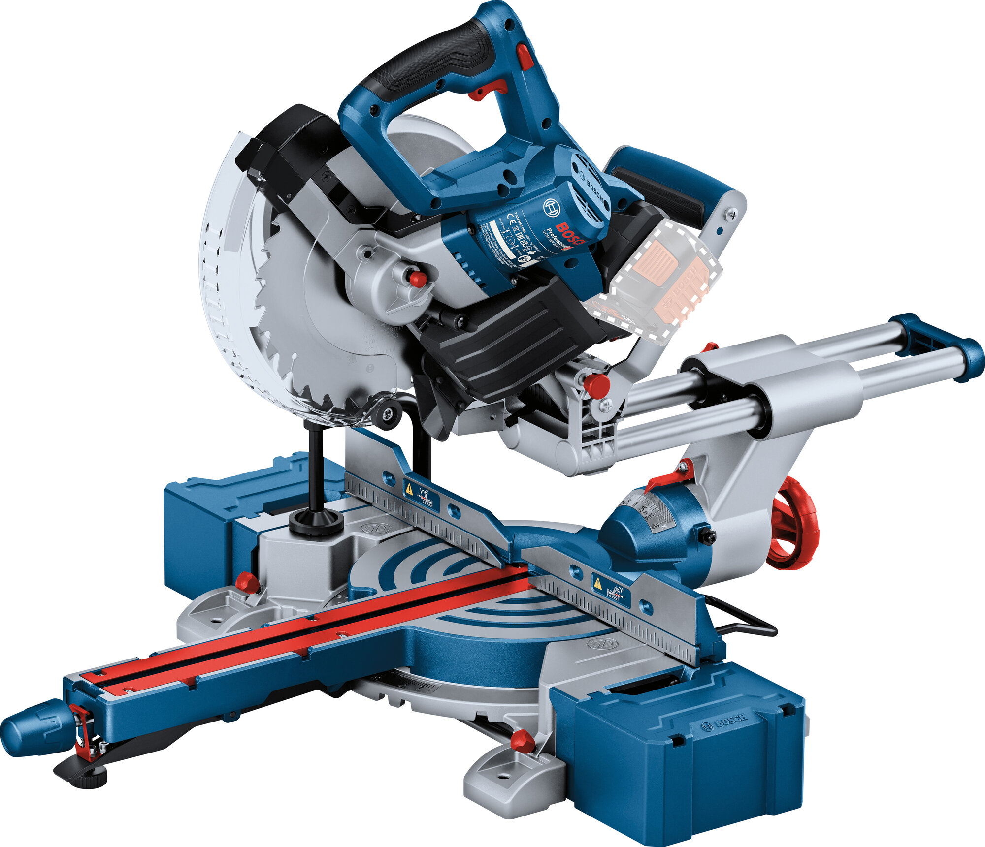 Торцовочная пила Bosch GCM 305-216 D профессиональная 1200 Вт 5200 об/мин