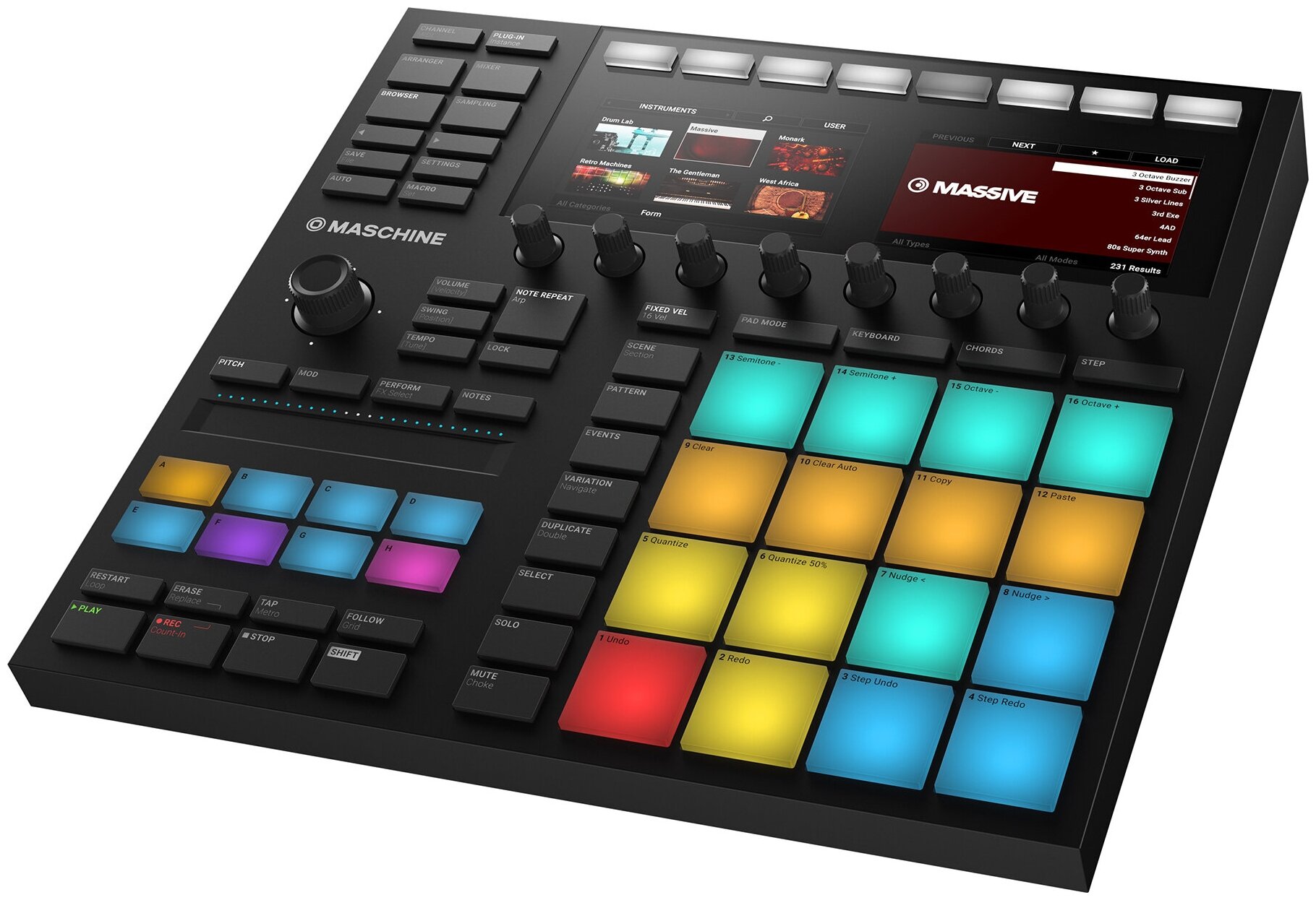Native Instruments Maschine Mk3 - MIDI-контроллер, сэмплер, микшер, эффекты