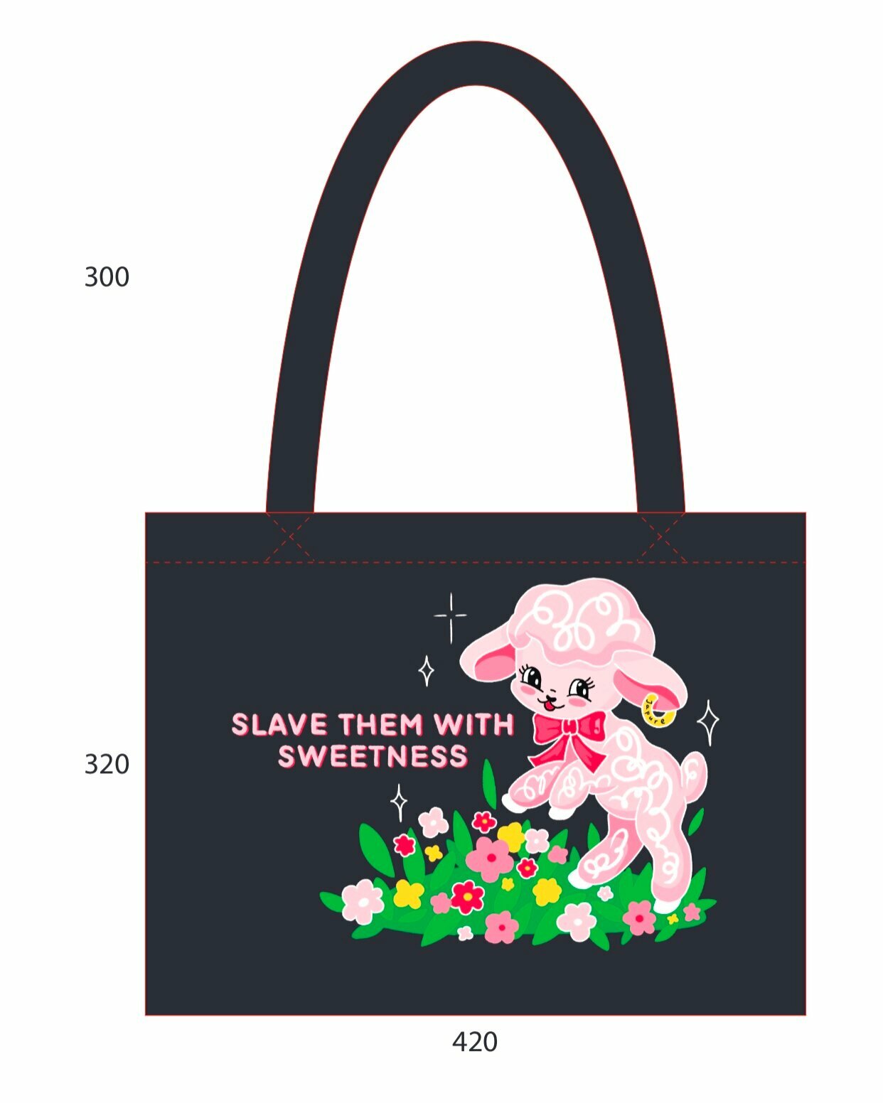 Сумка шоппер JAPURE You JAPURE YOU Sweet