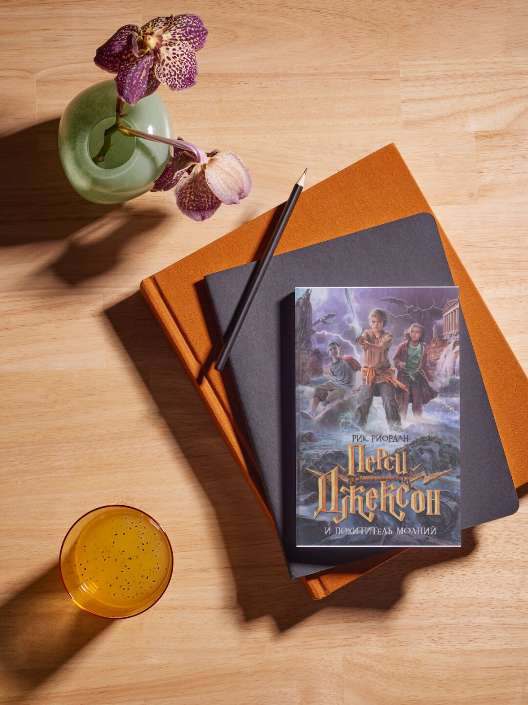 Книга Рик Риордан "Перси Джексон и похититель молний", мягкий переплет, 302 стр — фото 1