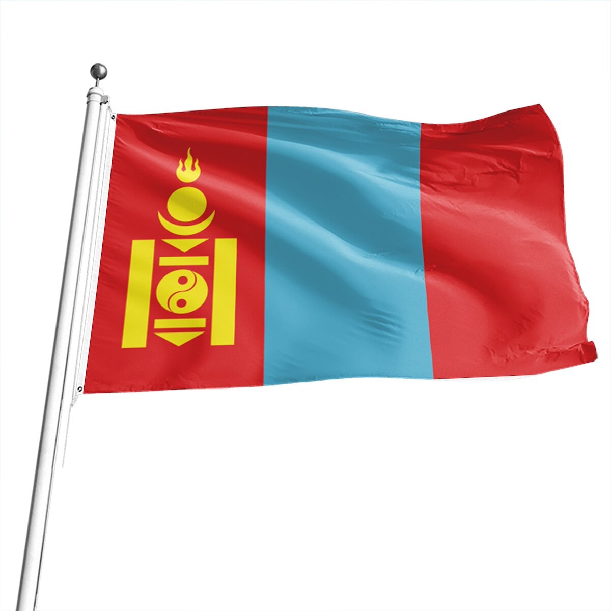 Флаговое искусство гобелен Монголии Аниме Флаг Настенное Украшение для Спальни Гостиной 90x150см