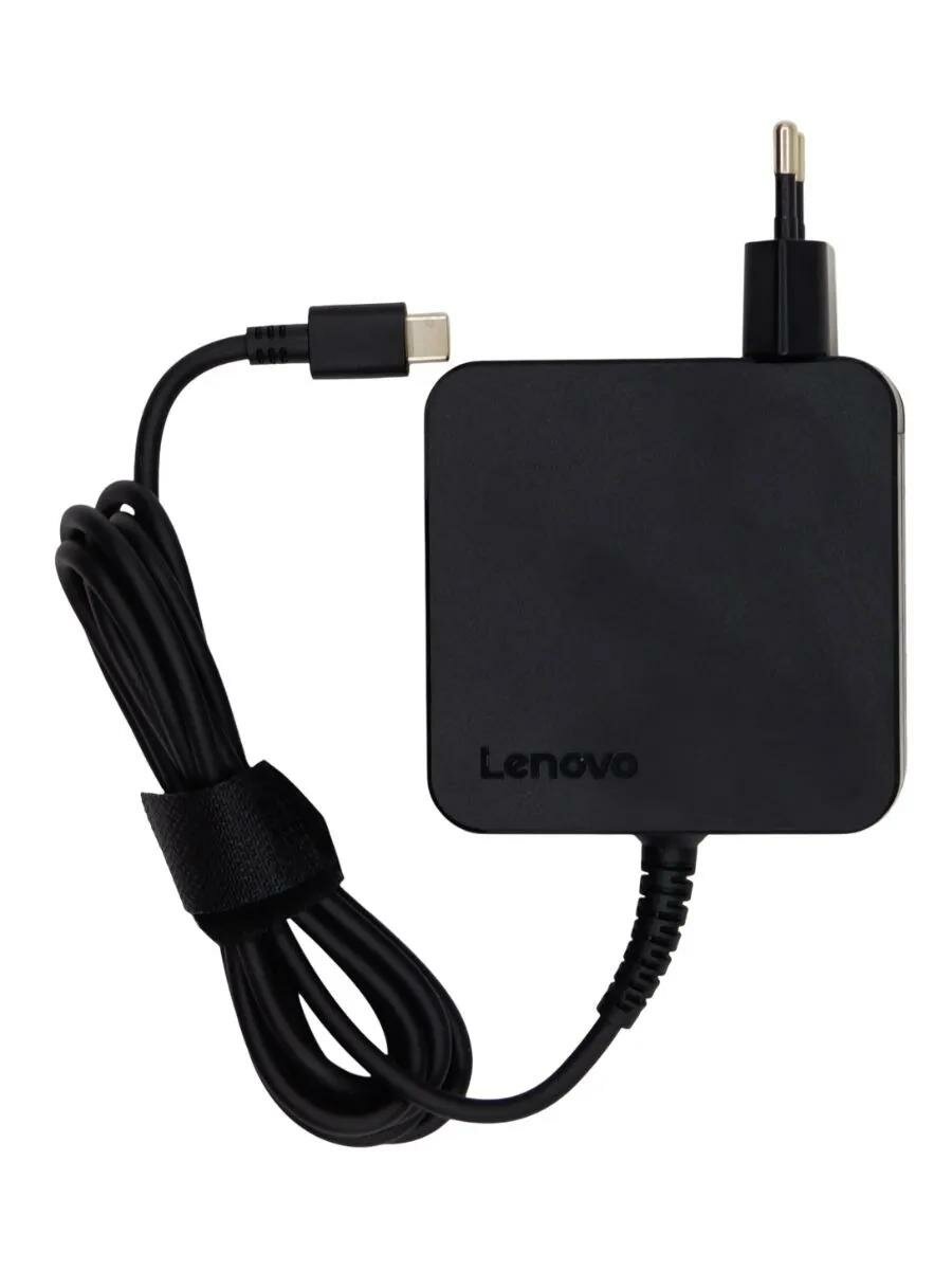 Блок питания для ноутбука Lenovo Type-C, 65W (5V, 9V, 15V/3A, 20V/3.25A), с сетевым кабелем, ORG — фото 1