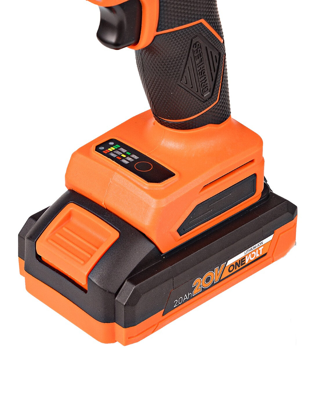 Шуруповерт ONEVOLT, VDI20/2.0-PRO-BR-2B, бесщёточный, 118 насадок — фото 1